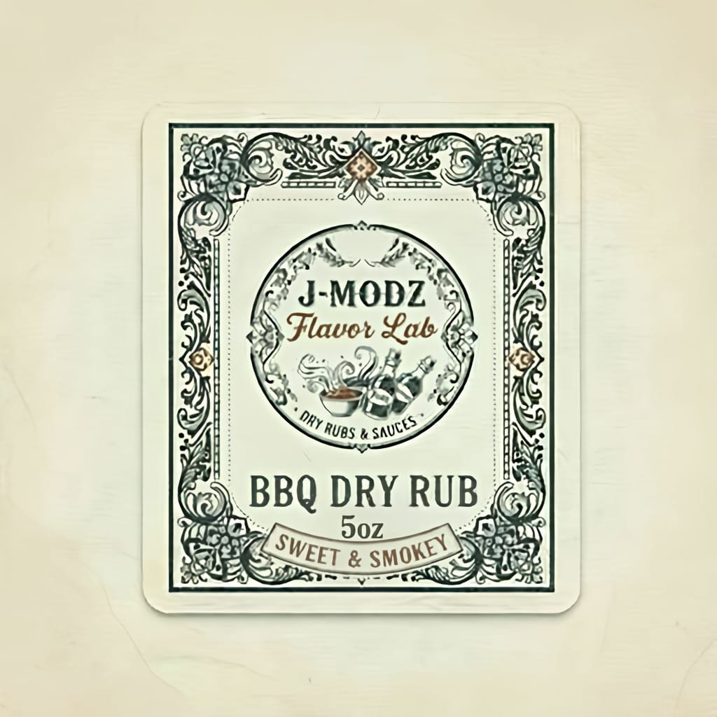 Dry Rub Label